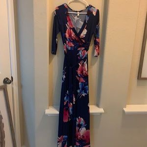 Maternity Floral Maxi Dress